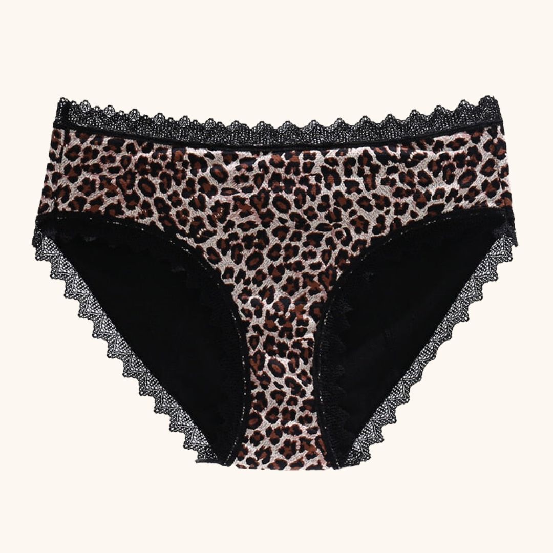 Leopard Print Period Underwear - Rudie